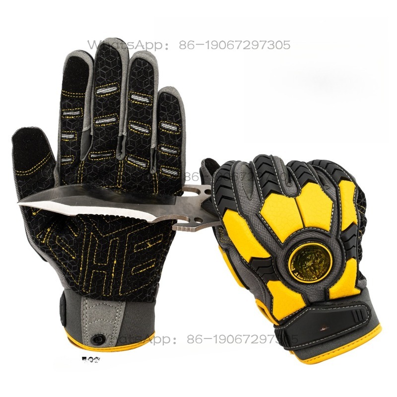 Cut Resistant Glove - Cut-proof PVC Wear-resistant TPR Patch Mechanical