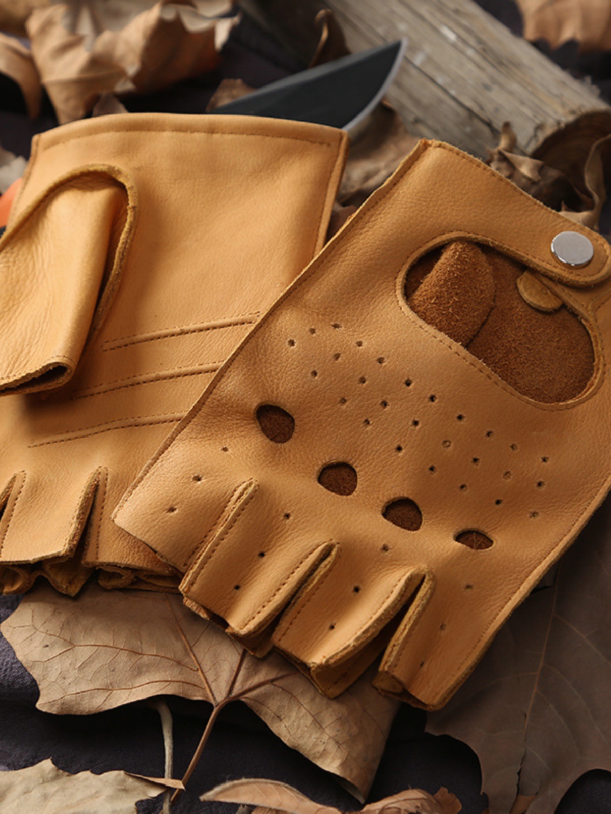 Men's Outdoor Leather Gloves H - Leather Driving Glove recension och pris