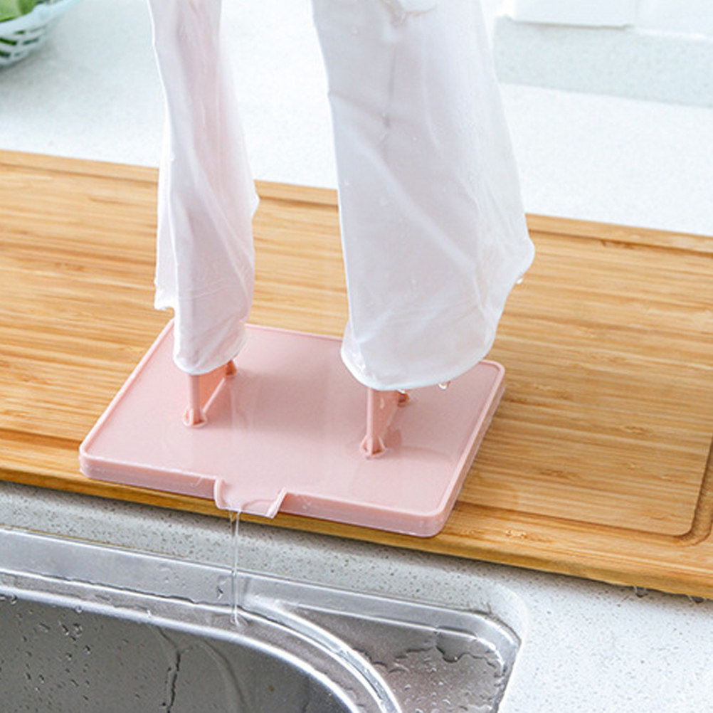 1Pcs Modern Kitchen Drain Rack - Dish Glove Rubber recension och pris