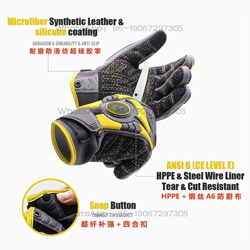 Cut-proof PVC Wear-resistant T - Cut Resistant Glove recension och pris
