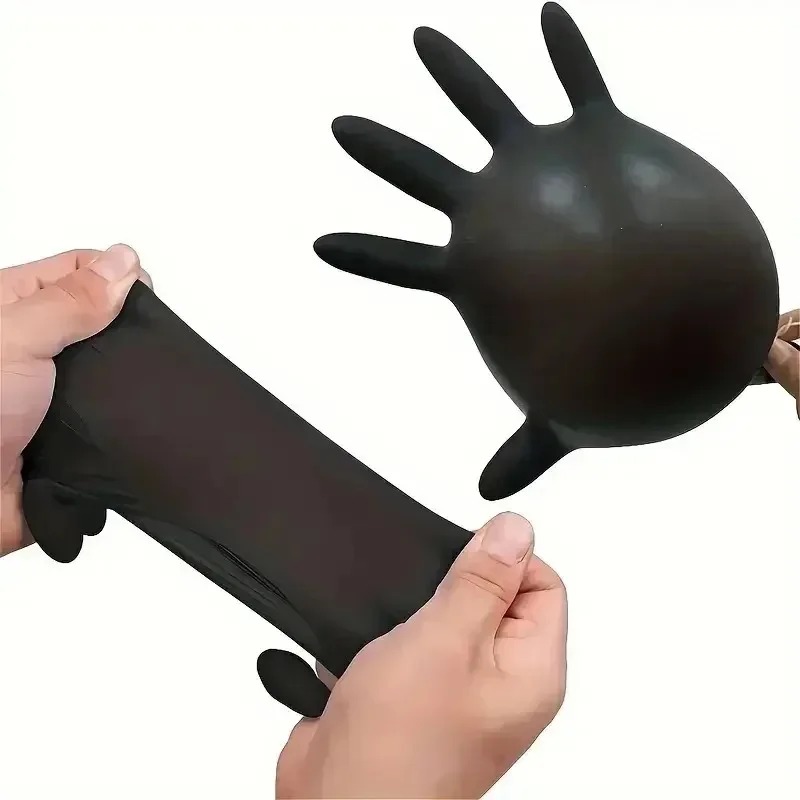 Black Disposable Gloves Unisex - Latex Disposable Glove recension och pris