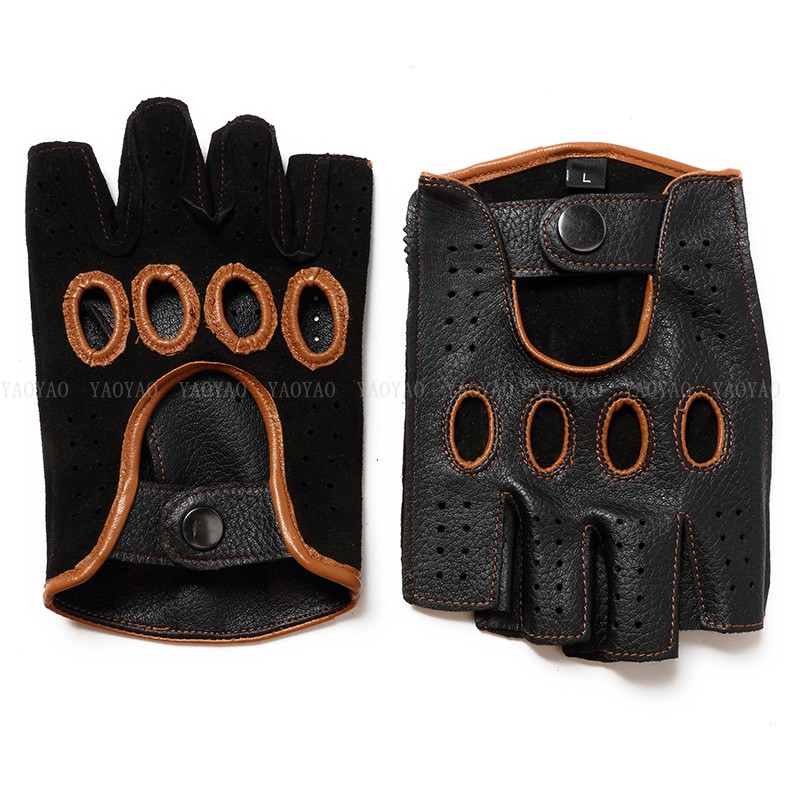 TOP Quality Real Pure Leather  - Workout Glove Gym recension och pris