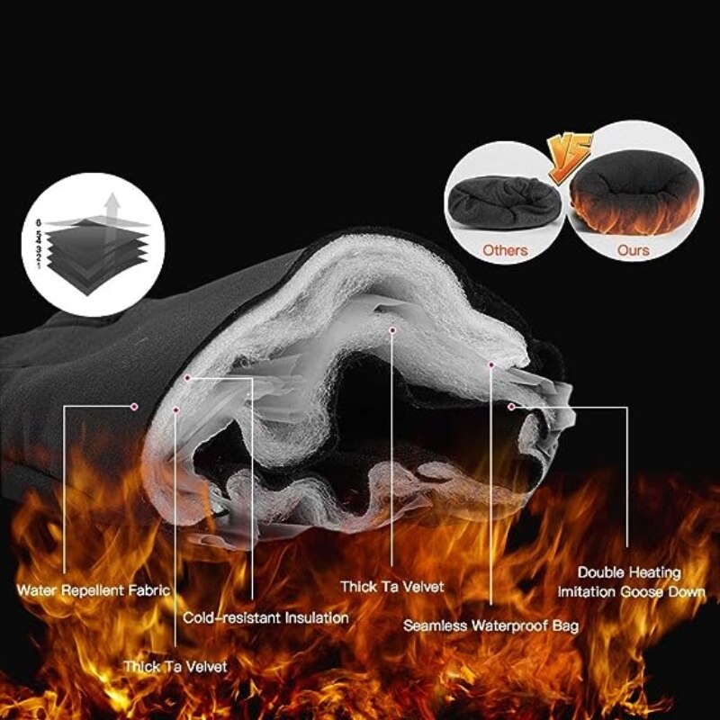Winter Warm Gloves Men Women T - Leather Driving Glove recension och pris