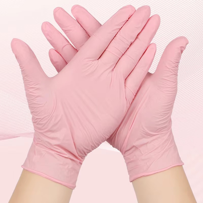 20/50/100/200 Pink Disposable  - Rubber Glove Cleaning recension och pris